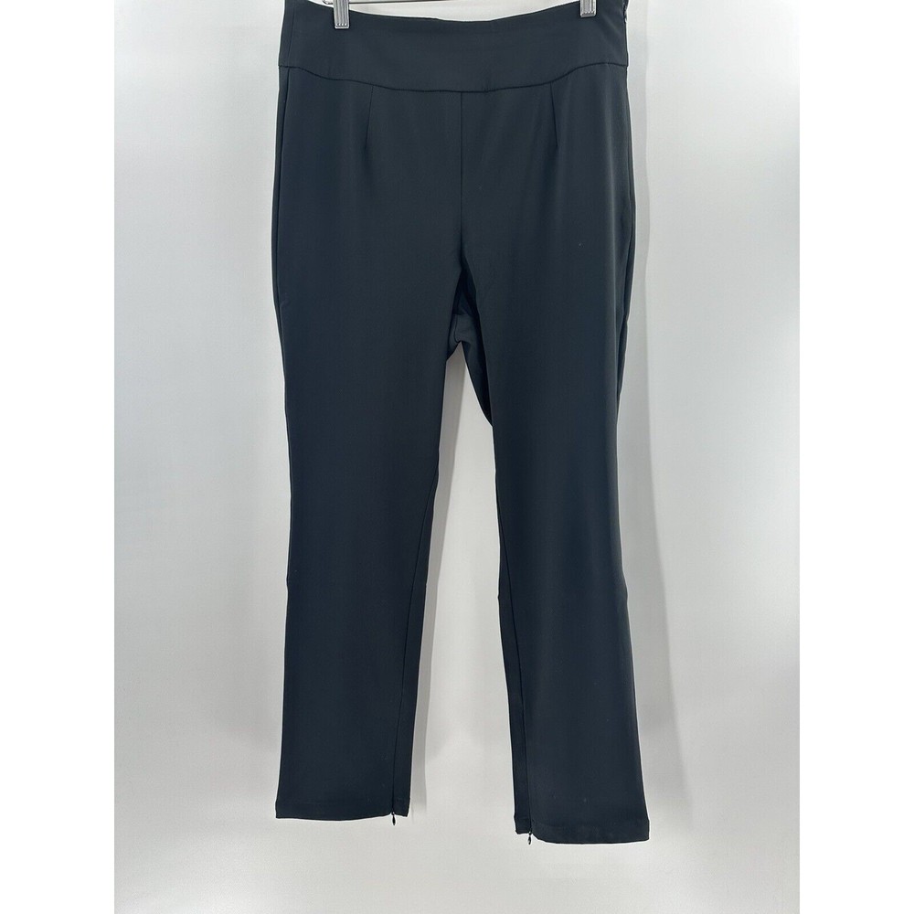 Good American The Exec Ankle Zip Pants SZ 6 Business Chic Girl Boss Comfy Casual